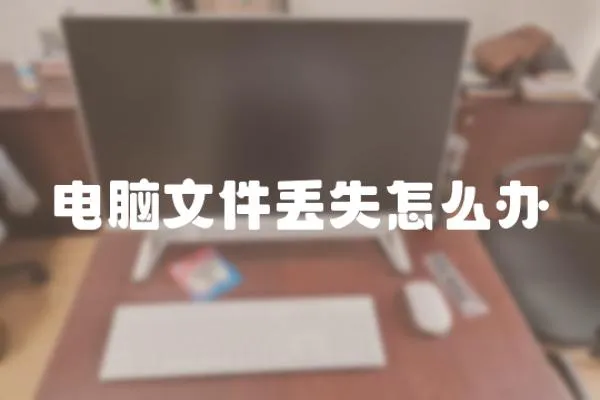 電腦文件丟失怎么辦