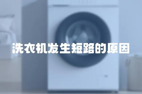 洗衣機發(fā)生短路的原因