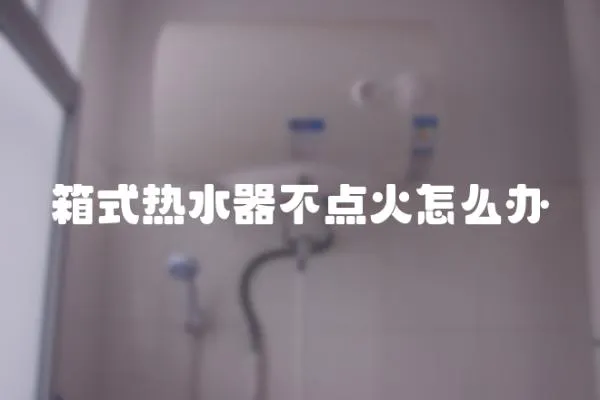 箱式熱水器不點火怎么辦