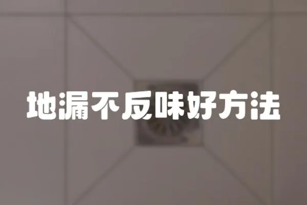 地漏不反味好方法