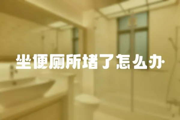 坐便廁所堵了怎么辦