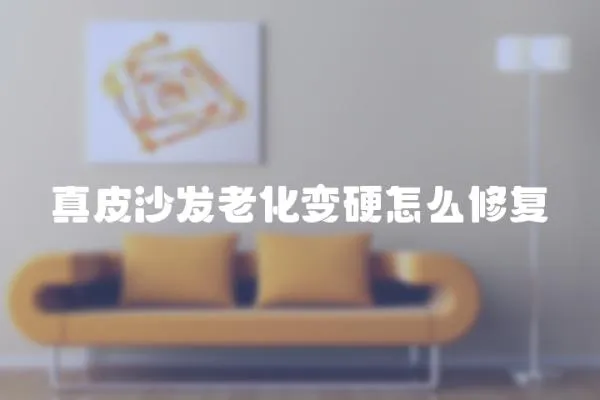 真皮沙發老化變硬怎么修復