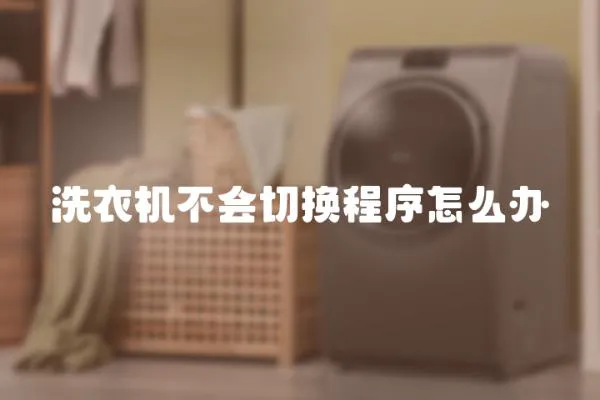 洗衣機不會切換程序怎么辦