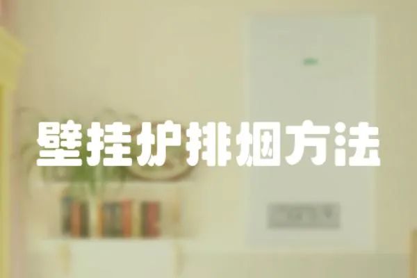 壁掛爐排煙方法