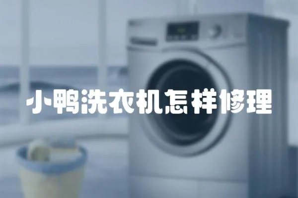 小鴨洗衣機怎樣修理