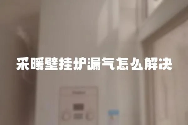 采暖壁掛爐漏氣怎么解決