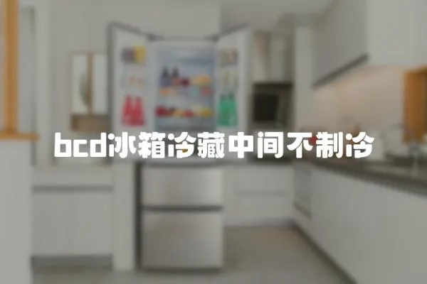 bcd冰箱冷藏中間不制冷