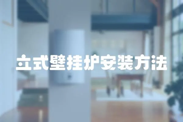 立式壁掛爐安裝方法