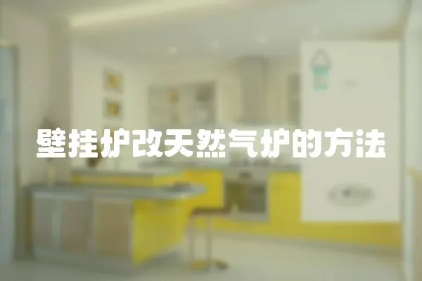 壁掛爐改天然氣爐的方法