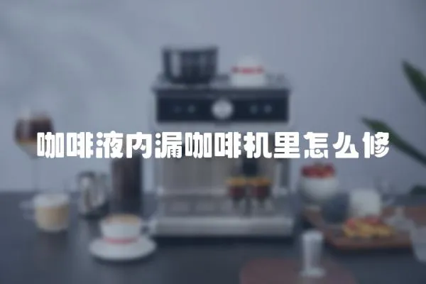 咖啡液內漏咖啡機里怎么修