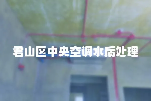 君山區中央空調水質處理