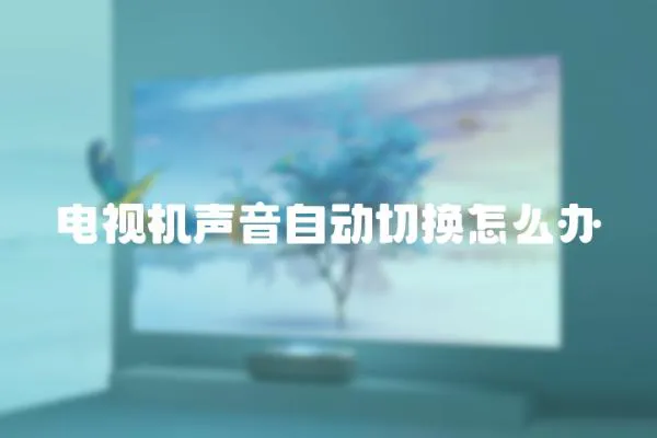 電視機(jī)聲音自動(dòng)切換怎么辦