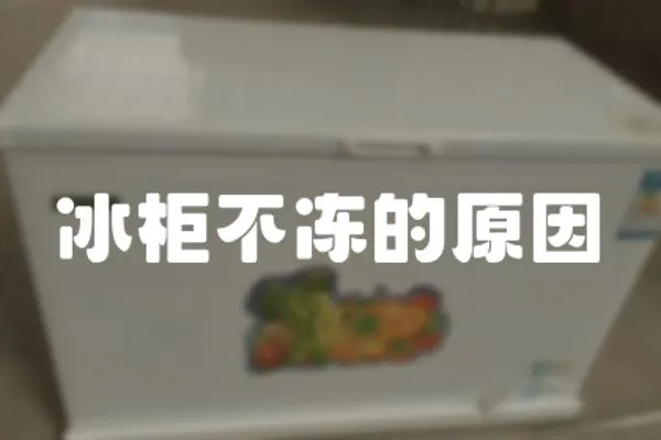 冰柜不凍的原因