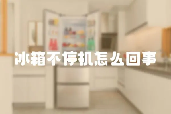 冰箱不停機怎么回事