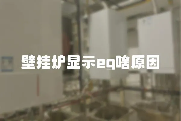 壁掛爐顯示eg啥原因