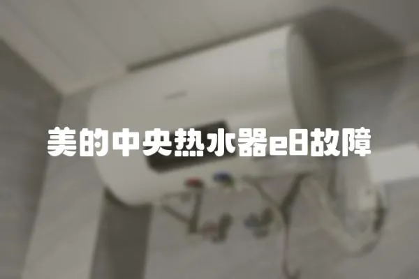 美的中央熱水器e8故障