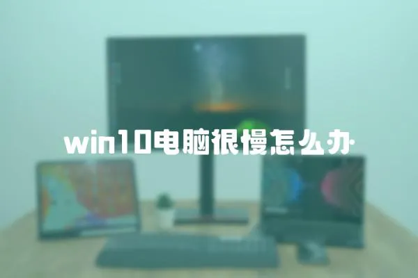 win10電腦很慢怎么辦