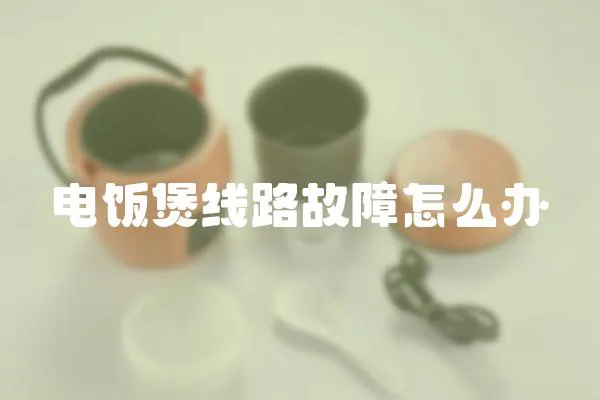 電飯煲線路故障怎么辦
