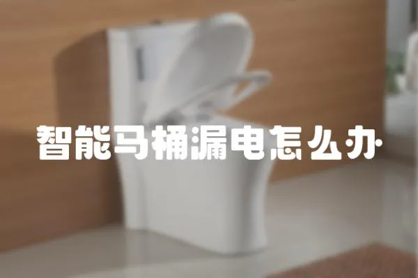 智能馬桶漏電怎么辦