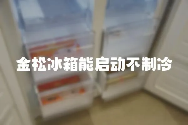 金松冰箱能啟動不制冷