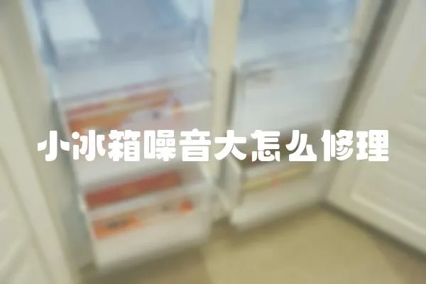 小冰箱噪音大怎么修理
