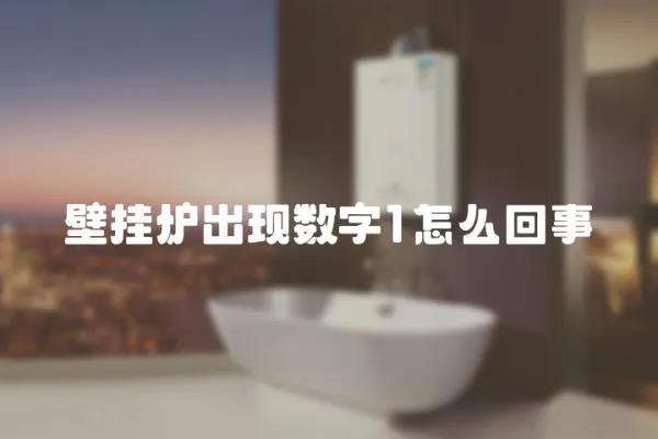 壁掛爐出現數字1怎么回事