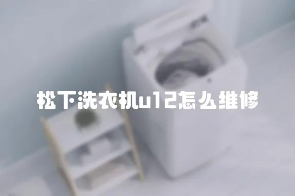 松下洗衣機u12怎么維修