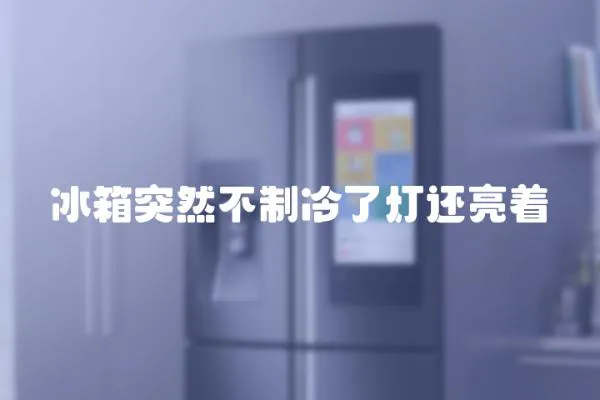 冰箱突然不制冷了燈還亮著