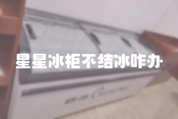 星星冰柜不結冰咋辦