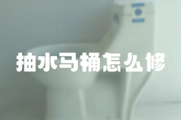 抽水馬桶怎么修