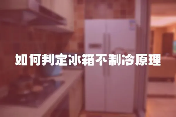 如何判定冰箱不制冷原理
