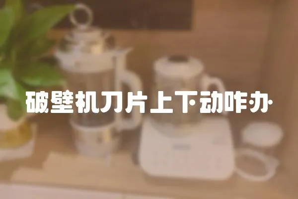 破壁機(jī)刀片上下動(dòng)咋辦