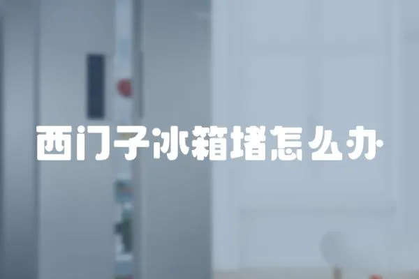 西門子冰箱堵怎么辦