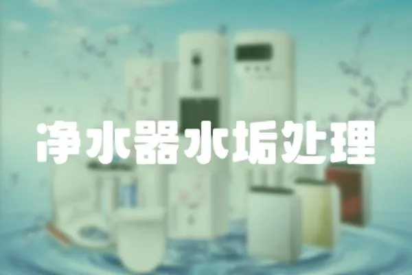 凈水器水垢處理