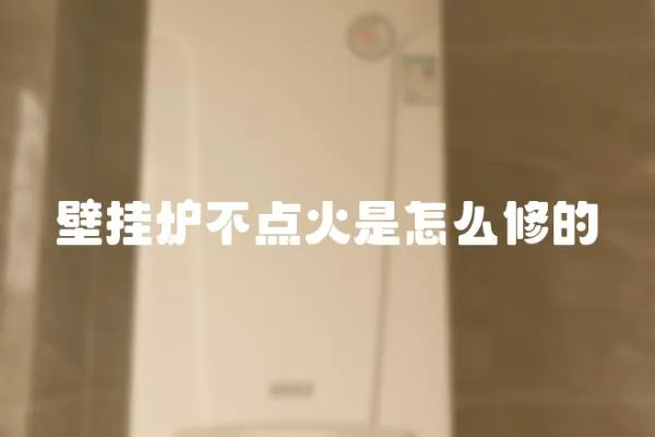 壁掛爐不點(diǎn)火是怎么修的