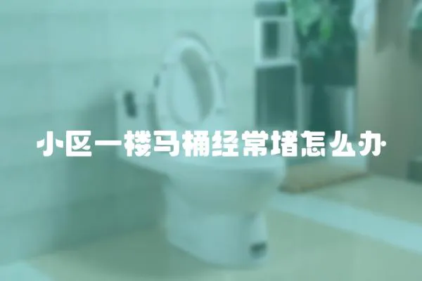 小區(qū)一樓馬桶經(jīng)常堵怎么辦