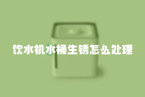飲水機水桶生銹怎么處理