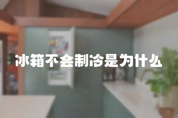 冰箱不會制冷是為什么