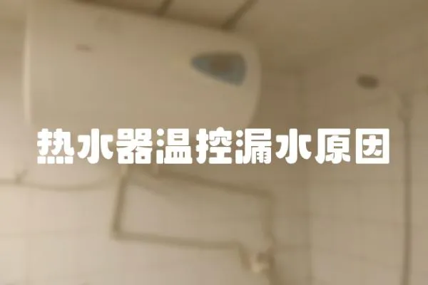 熱水器溫控漏水原因
