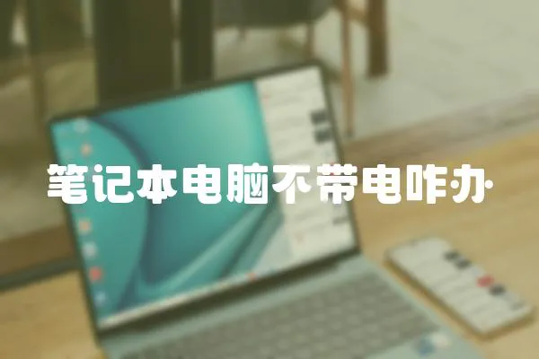 筆記本電腦不帶電咋辦