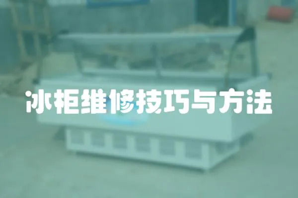 冰柜維修技巧與方法