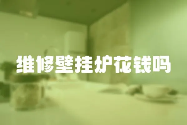 維修壁掛爐花錢嗎