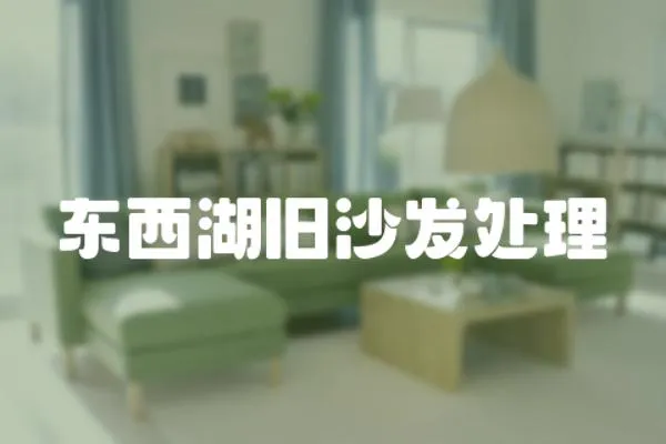 東西湖舊沙發處理