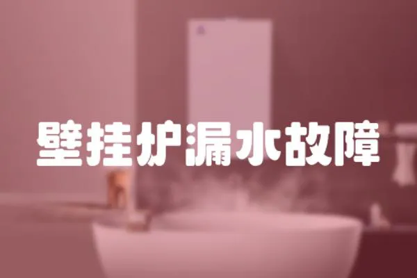 壁掛爐漏水故障