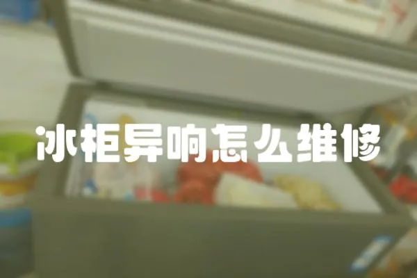 冰柜異響怎么維修