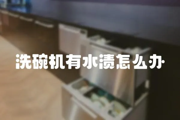 洗碗機有水漬怎么辦