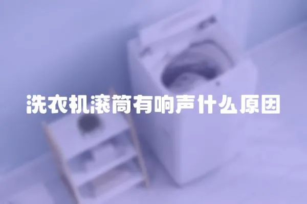 洗衣機(jī)滾筒有響聲什么原因