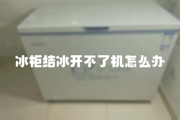 冰柜結冰開不了機怎么辦