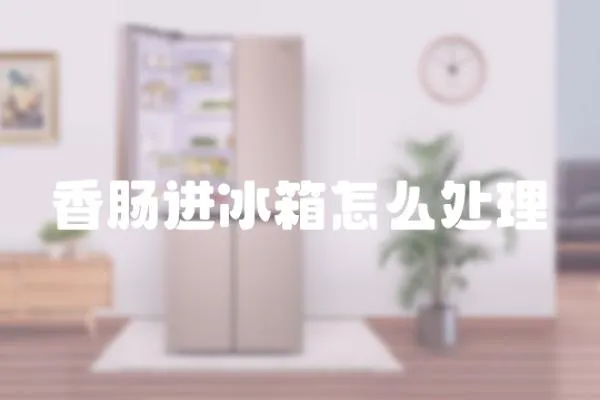 香腸進冰箱怎么處理
