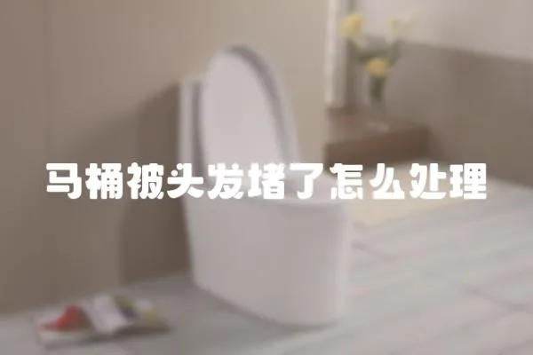 馬桶被頭發堵了怎么處理